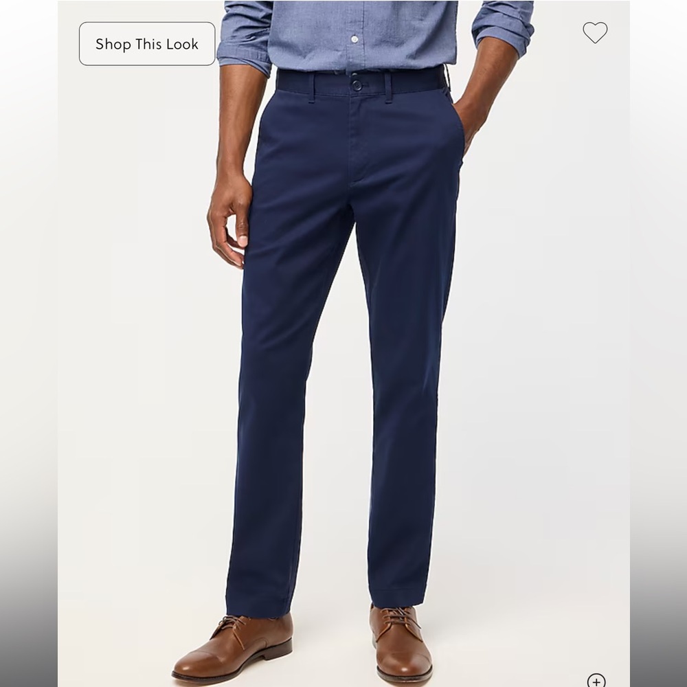 J.Crew Straight-fit flex chino pant 36/32